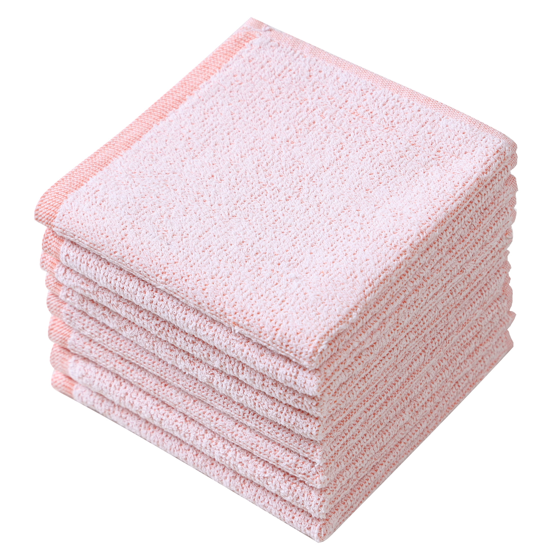 Pink. Shop Rags Clwellge 100% Cotton Dishcloths for Washing Dishes,Absorbent Reusable ...
