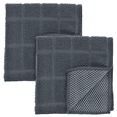 thumbnail image 1 of Dish Cloths for Washing Dishes Gray Kitchen Cloths Cleaning Cloths 12"x12" - 6 Pack, 1 of 6