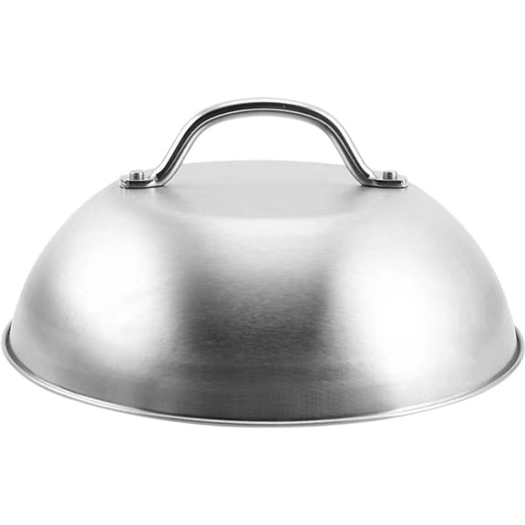 Dish Cover Lid, Stainless Steel Food Serving Cover Cloche Dome Plate for Hotel Buffet Restaurant