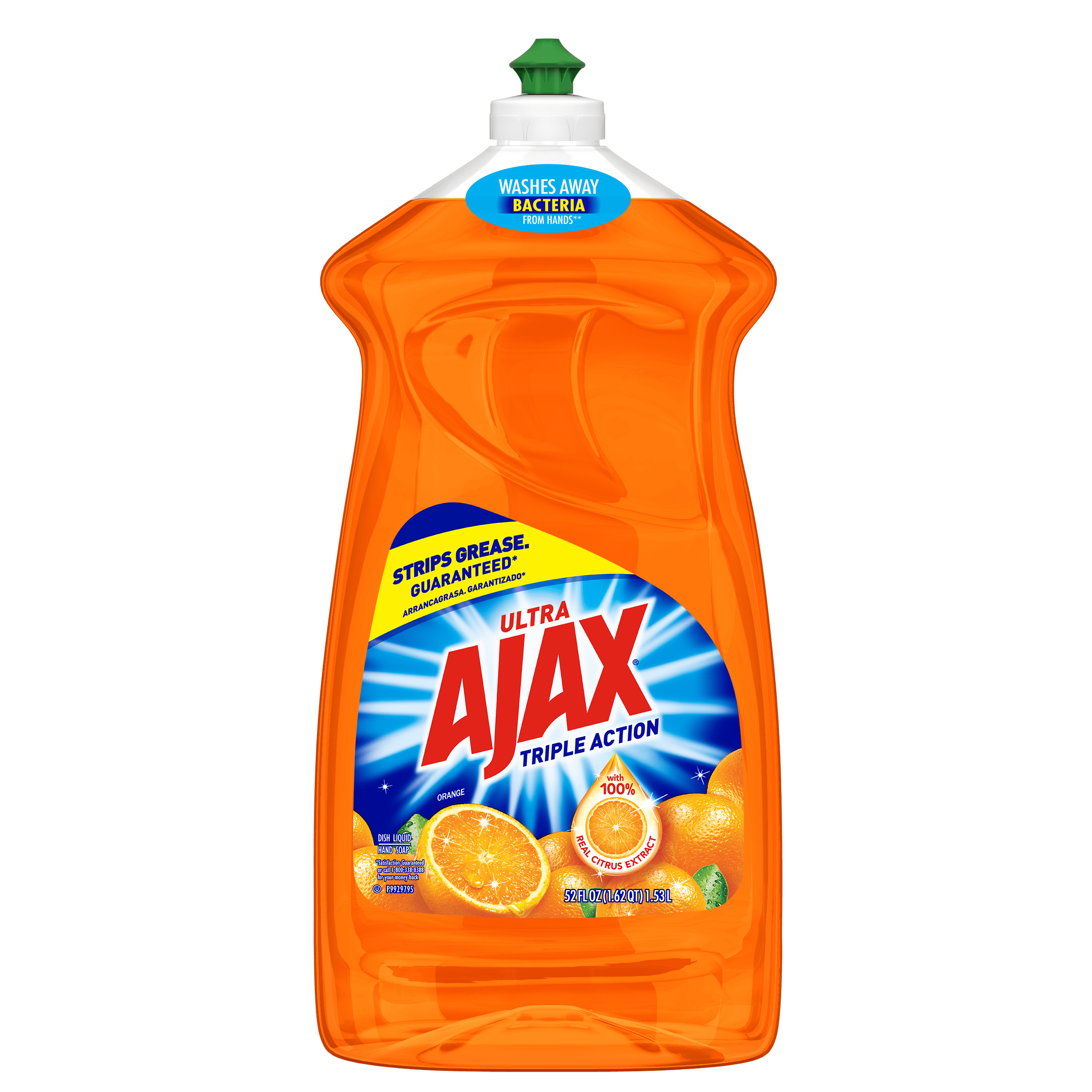 Dish Detergent, Liquid, Antibacterial, Orange, 52 Oz, Bottle | Bundle of 5  Each