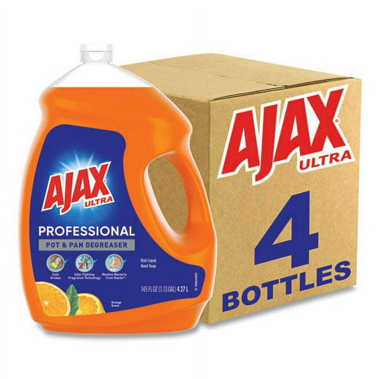 Dish Detergent, Orange Scent, 145 oz Bottle, 4/Carton Dish Detergent, Orange Scent, 145 oz Bottle, 4/Carton
