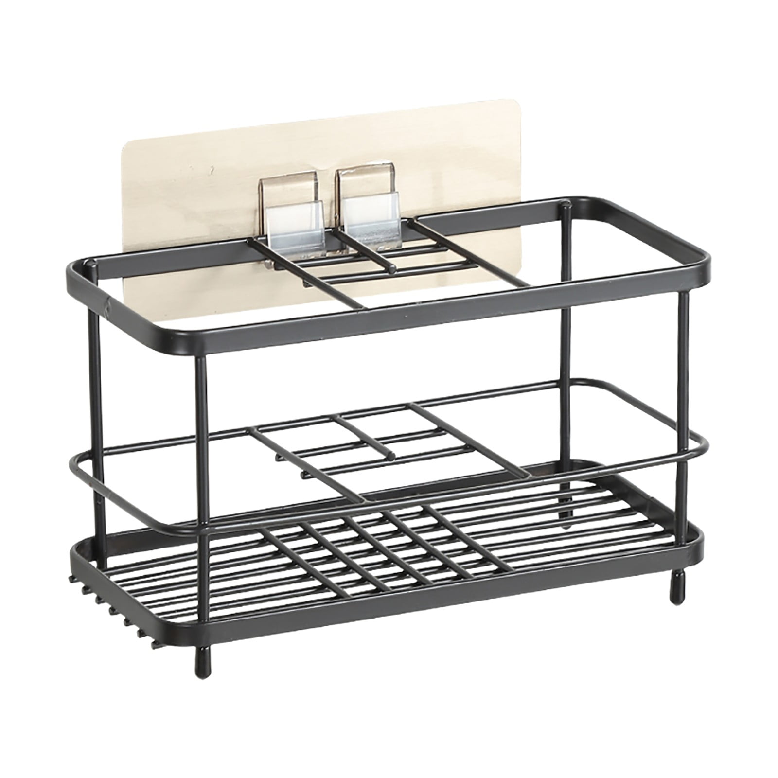 Dish Drainer Rack And Tray Sponge Holder Kitchen Stainless Steel Rolling Rack Kitchen Sponge And