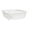 thumbnail image 1 of Dish Drainer Rack White 12x14x4 Dry Dishes Kitchen Counter Sink, 1 of 6