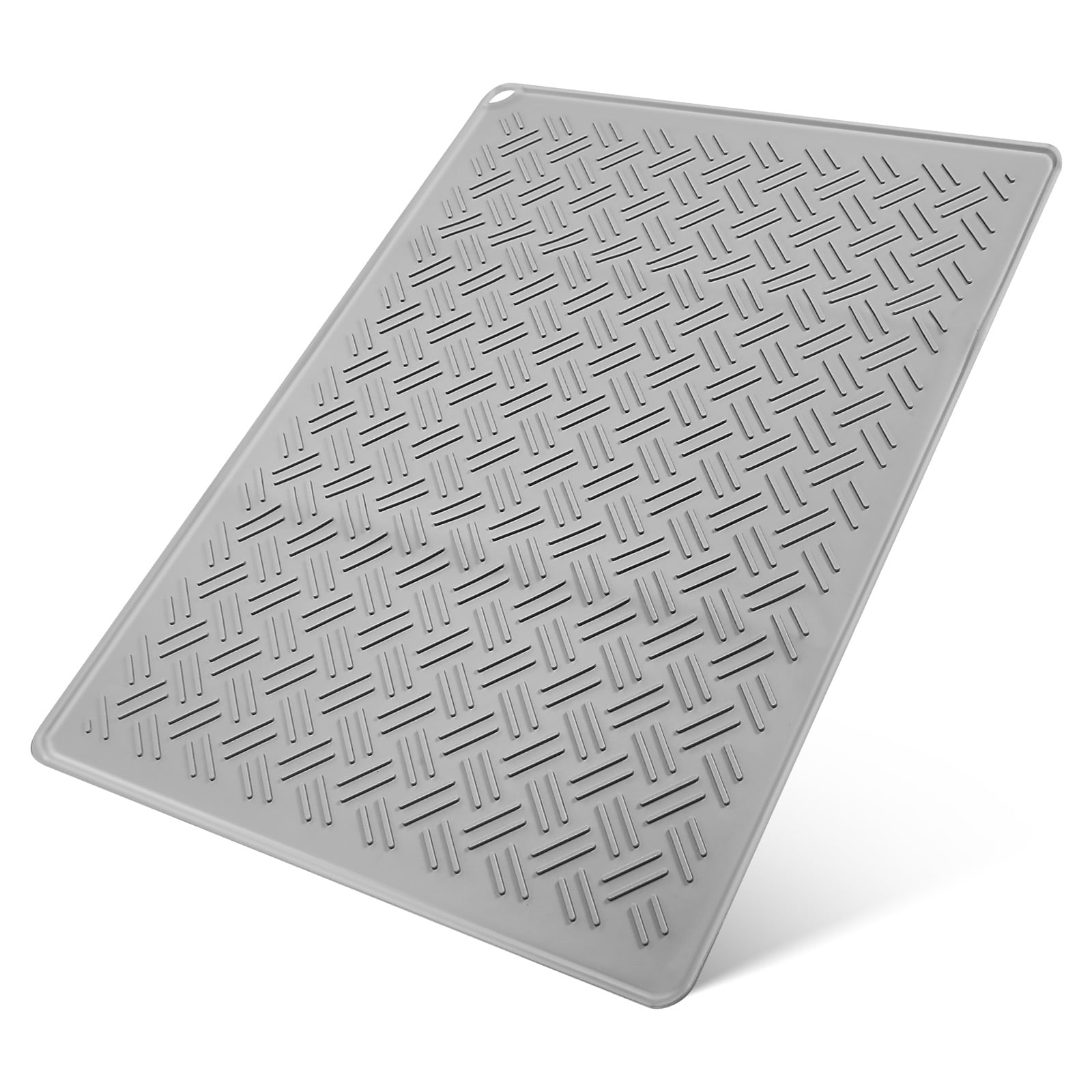 Dish Draining Mat Kitchen Drying Mat Counter Drainer Mat Drawer Liner ...