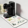 thumbnail image 1 of Dish Drying Mat, 12.2"x19.7" Absorbent Coffee Bar Mat with Waterproof Rubber Back, Fit Under Coffee Maker Machine/Kitchen Counter(Rose), 1 of 6