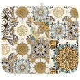 thumbnail image 1 of Dish Drying Mat 18x24 Inch Colorful Boho Abstract Plaid Washable Microfiber Kitchen Counter Pad Reversible Drying Mat for Dishes Drainer Rack, 1 of 6