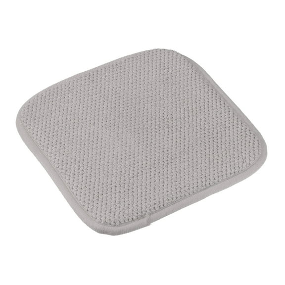 Dish Drying Mat 2pcs, Microfiber Dish Mat Dish Drainer Mat Absorbent Dish Drying Pad for Kitchen Countertop Grey