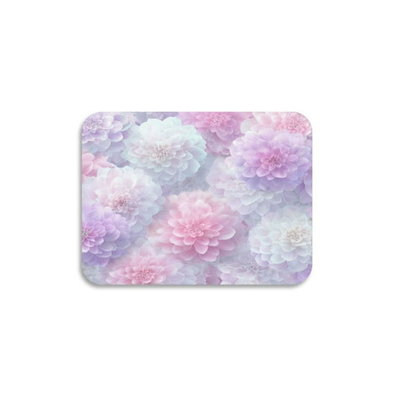 Dish Drying Mat Absorbent Dish Drainer Kitchen Counter 15.7x11.8inch Dish Drying Pad for Countertops Sinks Draining Racks Cute Pastel Watercolor Floral