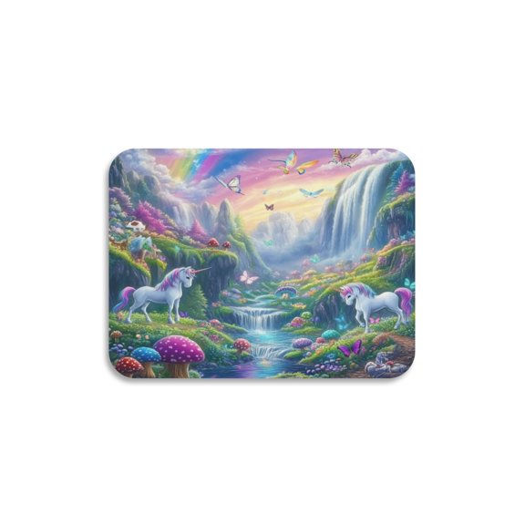 Dish Drying Mat Absorbent Dish Drainer Kitchen Counter 15.7x11.8inch Dish Drying Pad for Countertops, Sinks, Draining Racks Rainbow-colored Valley