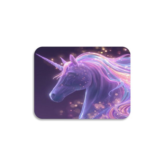 Dish Drying Mat Absorbent Dish Drainer Kitchen Counter 15.7x11.8inch Dish Drying Pad for Countertops Sinks Draining Racks Unicorn with Rainbow Mane