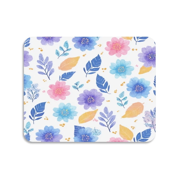 Dish Drying Mat Absorbent Dish Drainer Kitchen Counter 19.7x15.7inch Dish Drying Pad for Countertops Sinks Draining Racks Blue and Purple Flowers