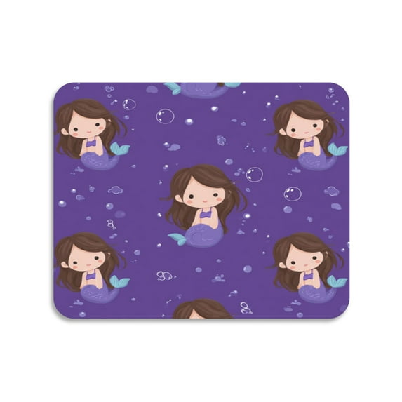 Dish Drying Mat Absorbent Dish Drainer Kitchen Counter 19.7x15.7inch Dish Drying Pad for Countertops Sinks Draining Racks Brown Hair Mermaid