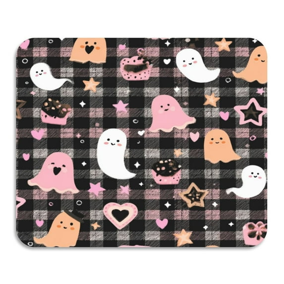 Dish Drying Mat Absorbent Dish Drainer Kitchen Counter 23.6x19.7inch Dish Drying Pad for Countertops Sinks Draining Racks Cute Pastel Ghost Pattern