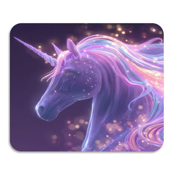 Dish Drying Mat Absorbent Dish Drainer Kitchen Counter 23.6x19.7inch Dish Drying Pad for Countertops Sinks Draining Racks Unicorn with Rainbow Mane