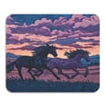 thumbnail image 1 of Dish Drying Mat Absorbent Dish Drainer Kitchen Counter 23.6x19.7inch Dish Drying Pad for Countertops Sinks Draining Racks Wild Horses Running, 1 of 9