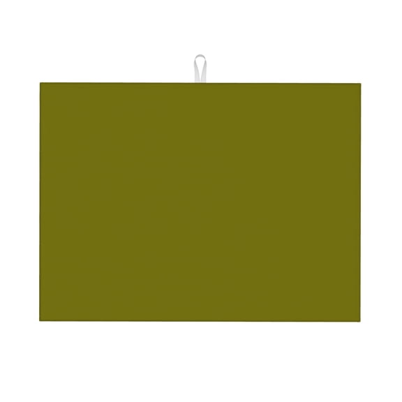 Dish Drying Mat, Absorbent Microfiber Kitchen Counter Mat for Dishes, Pots and Pans, Bronze Yellow Large 18x24in