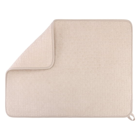 Dish Drying Mat, Absorbent Microfiber Kitchen Mat, Stone Drying Mat for Kitchen Counter Coffee 23.6*17.7 inch