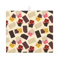 thumbnail image 1 of Dish Drying Mat, Block Chocolate Print Highly Absorbent Drying Matt Kitchen Counter, Dish Mat Drying Pad Dishes Drainer Mats for Kitchen Counter or Sink, 16 x 18 inch, 1 of 6