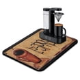 thumbnail image 1 of Dish Drying Mat, Coffee Brown Absorbent Coffee Bar Mat for Countertops, Coffee Bar Accessories for Kitchen Counter Coffee Maker Coffee Pot Dining Room Decoration 18x24in, 1 of 7