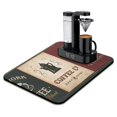 thumbnail image 1 of Dish Drying Mat, Coffee Brown Absorbent Coffee Bar Mat for Countertops, Coffee Bar Accessories for Kitchen Counter Coffee Maker Coffee Pot Dining Room Decoration 18x24in, 1 of 7