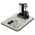 thumbnail image 1 of Dish Drying Mat, Coffee Mug Vintage Design Absorbent Coffee Bar Mat for Countertops, Coffee Bar Accessories for Kitchen Counter Coffee Maker Coffee Pot Dining Room Decoration 18x24in, 1 of 7