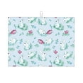 thumbnail image 1 of Dish Drying Mat, Cute Cartoon Rabbit Butterfly Absorbent Microfiber Kitchen Mat, Heat Resistant Drying Mat Kitchen Counter for Dishes, Utensils, Pots, Pans, Drainer Mats 18x24in, 1 of 7