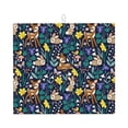 thumbnail image 1 of Dish Drying Mat, Cute Deer Rabbit Butterfly Flower Highly Absorbent Drying Matt Kitchen Counter, Dish Mat Drying Pad Dishes Drainer Mats for Kitchen Counter or Sink, 16 x 18 inch, 1 of 6