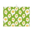 thumbnail image 1 of Dish Drying Mat, Cute Fried Egg Green Absorbent Microfiber Kitchen Mat, Heat Resistant Drying Mat Kitchen Counter for Dishes, Utensils, Pots, Pans, Drainer Mats 18x24in, 1 of 7