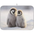 thumbnail image 1 of Dish Drying Mat Cute Penguins Absorbent Microfiber Kitchen Dish Mat Super Absorbent Dish Drainer Mat for Kitchen Counter 16" x 18", 1 of 7