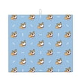 thumbnail image 1 of Dish Drying Mat, Cute cartoon corgi Highly Absorbent Drying Matt Kitchen Counter, Dish Mat Drying Pad Dishes Drainer Mats for Kitchen Counter or Sink, 16 x 18 inch, 1 of 6