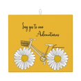 thumbnail image 1 of Dish Drying Mat, Daisy With Bicycle Highly Absorbent Drying Matt Kitchen Counter, Dish Mat Drying Pad Dishes Drainer Mats for Kitchen Counter or Sink, 16 x 18 inch, 1 of 6