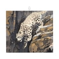 thumbnail image 1 of Dish Drying Mat, Graceful Snow Leopard Highly Absorbent Drying Matt Kitchen Counter, Dish Mat Drying Pad Dishes Drainer Mats for Kitchen Counter or Sink, 16 x 18 inch, 1 of 6