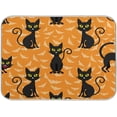 thumbnail image 1 of Dish Drying Mat, Halloween Black Cat Microfiber Kitchen Dish Pads Super Absorbent Dish Drainer Mat Fast Drying Heat-resistant Drying Mat for Kitchen Counter, 18"x24", 1 of 7