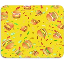 Dish Drying Mat, Hamburger Roast Beef 19.5x12inch Absorbent Coffee Mat,Non-slip Rubber Backed,Easy Clean,Hide Stain Kitchen Pad for Kitchen Counter,Coffee Bar,Sink