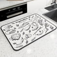 thumbnail image 1 of Dish Drying Mat for Kitchen Counter, 15.74"x11.8"Dish Drying Pad with Non-slip Rubber Backed, Hide Stain Anti Absorbent for Kitchen Counter, Drying Mat for Coffee Machine Dish Rack, 1 of 7