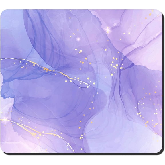 Dish Drying Mat for Kitchen Counter, 16 x 18" Cute Marble Theme Absorbent Heat Resistant Drying Pad with Non-slip Rubber, Coffee Bar Mats for Coffee Machine Dish Rack Kitchen Decor, Purple