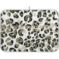 thumbnail image 1 of Dish Drying Mat for Kitchen Counter, Animal Skin Print Leopard Microfiber Kitchen Dish Mat Super Absorbent Dish Drainer Mat Heat-resistant Kitchen Counter Mat, 16x18 Inch, 1 of 7