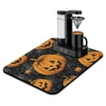 thumbnail image 1 of Dish Drying Mat for Kitchen Counter Evil Lantern Pumpkin Halloween Spider Web Dish Drying Pad Non Slip Foldable Washable 18x24 Inch Dry Pad for Halloween Accessories Countertops, 1 of 7