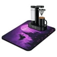 thumbnail image 1 of Dish Drying Mat for Kitchen Counter Halloween Horror Pumpkin Spooky Castle Moon Kitchen Drying Mat Non Slip Foldable Washable 18x24 Inch Dish Drying Pad for Coffee Tableware Sink Countertop, 1 of 7