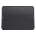 thumbnail image 1 of Dish Drying Mat for Kitchen Counter, Heat Resistant Drainer Mats with Non-slip Backed, Hide Stain Kitchen Draining Mat,Quick-Dry, Hangable and Roll-Up for Storage,15.74x11.81 inch, 1 of 2