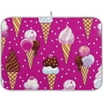 thumbnail image 1 of Dish Drying Mat for Kitchen Counter, Ice Cream Microfiber Kitchen Dish Mat Super Absorbent Dish Drainer Mat Heat-resistant Kitchen Counter Mat, 16x18 Inch, 1 of 7