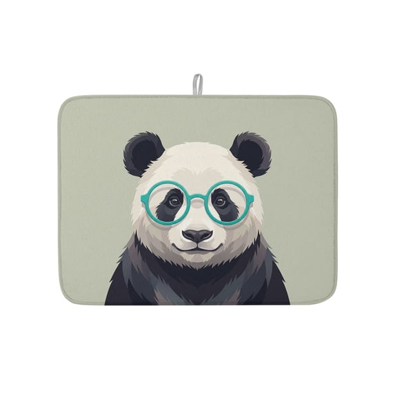 Dish Drying Mat for Kitchen Counter PandaWear Glasses Drying Pad ...