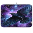 thumbnail image 1 of Dish Drying Mat Kitchen Pad Large Counter Absorbent Dish Mats Drainer Black Raven, 1 of 8