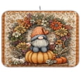 thumbnail image 1 of Dish Drying Mat Kitchen Pad Large Counter Absorbent Dish Mats Drainer Pumpkin Old Elf, 1 of 8