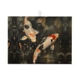 thumbnail image 1 of Dish Drying Mat, Koi Fish Tranquility Absorbent Microfiber Kitchen Mat, Heat Resistant Drying Mat Kitchen Counter for Dishes, Utensils, Pots, Pans, Drainer Mats 18x24in, 1 of 7