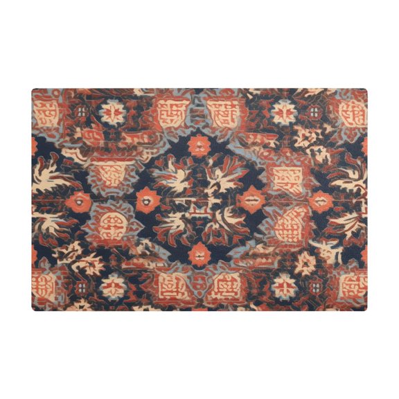 Dish Drying Mat Microfiber Kitchen Dish Pad Counter Absorbent Drainer Rack 12"x18" Abstract Boho Mandala