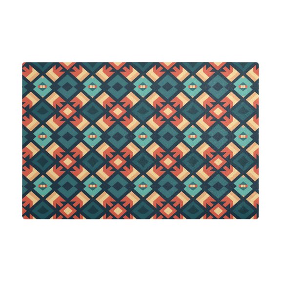 Dish Drying Mat Microfiber Kitchen Dish Pad Counter Absorbent Drainer Rack 12"x18" Fantasy Mandala