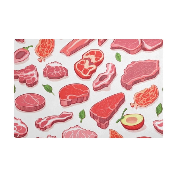 Dish Drying Mat Microfiber Kitchen Dish Pad Counter Absorbent Drainer Rack 12"x18" Meat and Leaf