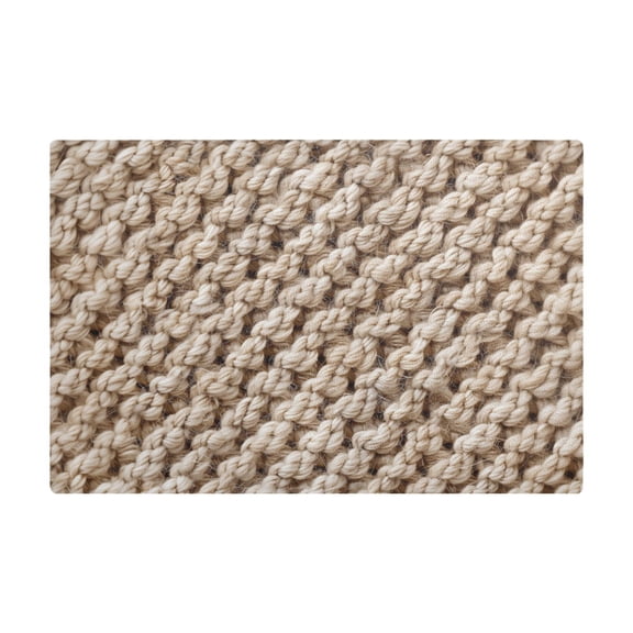 Dish Drying Mat Microfiber Kitchen Dish Pad Counter Absorbent Drainer Rack 12"x18" Wool Knitting Pattern