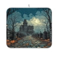 thumbnail image 1 of Dish Drying Mat Microfiber Kitchen Pad Large Counter Absorbent Dish Mats Drainer Rack 16"x18" Ancient Mansion, 1 of 7